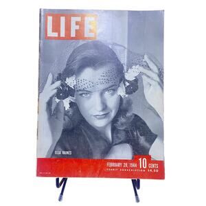 LIFE Magazine February 28 1944 Ella Raines Cover WWII Battle of Berlin